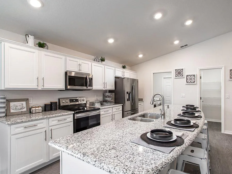 Gourmet kitchen in the Raychel model home in St. Cloud, FL